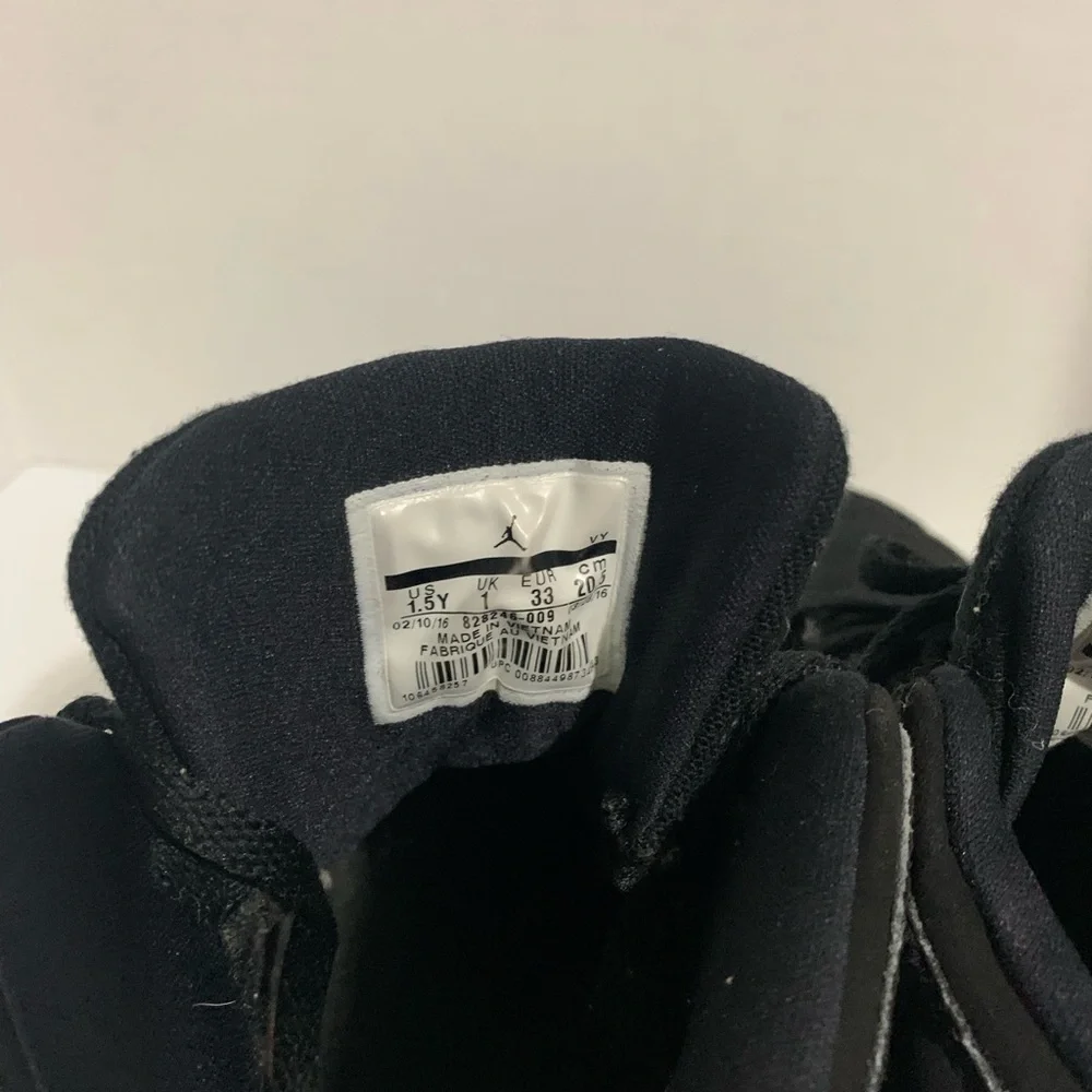 NIKE JORDAN 1Flight Shoes 1.5Y Black with‎ Pink